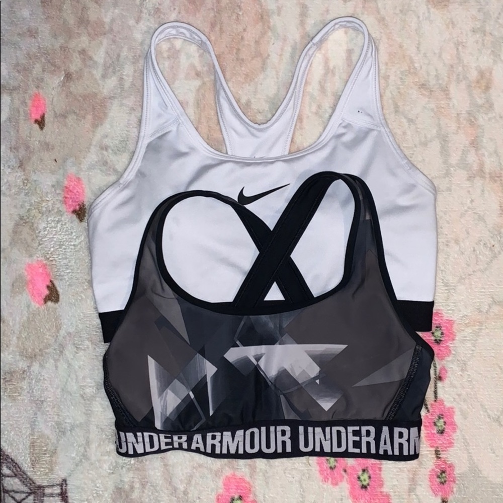 NIKE / UNDER ARMOUR SPORT BRAS!!